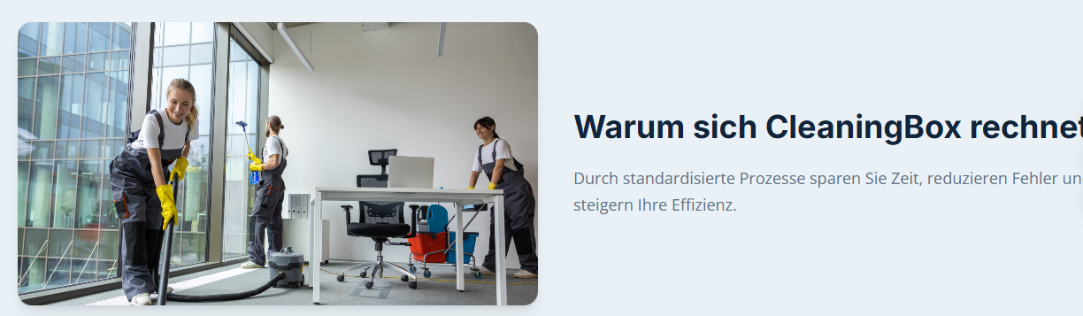 Gestandaardiseerde reiniging met systeem