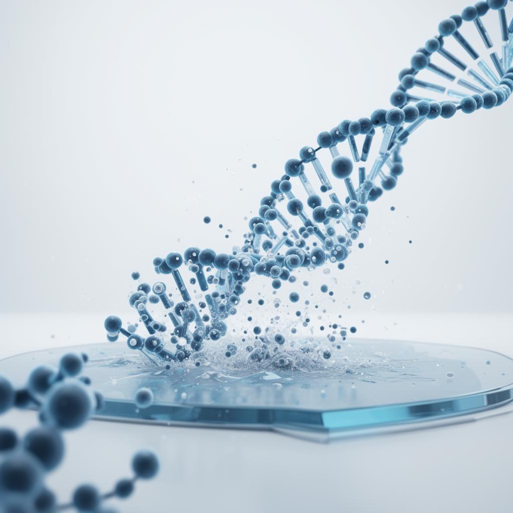 Brins d'ADN détruits par la Technologie PCR-Clean et éliminés des surfaces