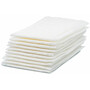 CleaningBox Cleaning mops impregnable, 42x13 cm white, 10 pieces