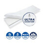 CleaningBox Absorbent Spill mops, 42x13 cm, white, 5 pc.