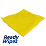 CleaningBox 5-in-1 Compostable ReadyWipes Sanitary & Bathroom 50s Dispenser box yellow, 30x30 cm