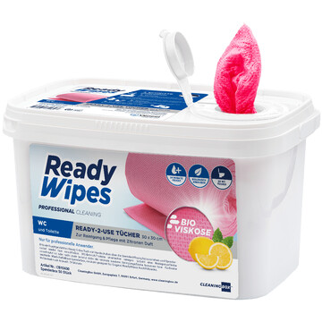 CleaningBox 5-in-1 Compostable ReadyWipes WC & Toilet 50s...