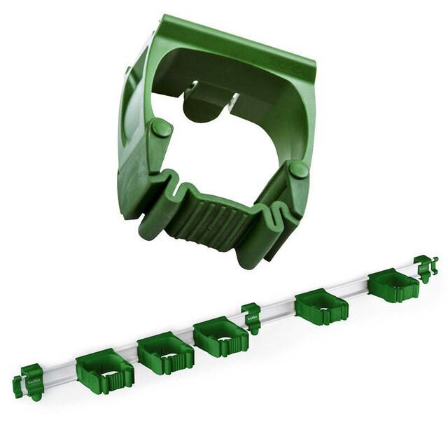 Toolflex One Aluminiumschiene 94 cm mit 5 Haltern in grn