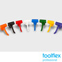 Toolflex One hook 3-pack in blue