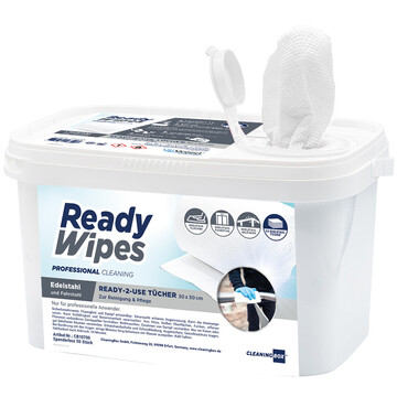 CleaningBox 4-in-1 ReadyWipes cleaning wipes stainless...