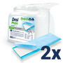 CleaningBox DesiMops L range 35 m², 42x13 cm, blue, 2 x 12 refill pack
