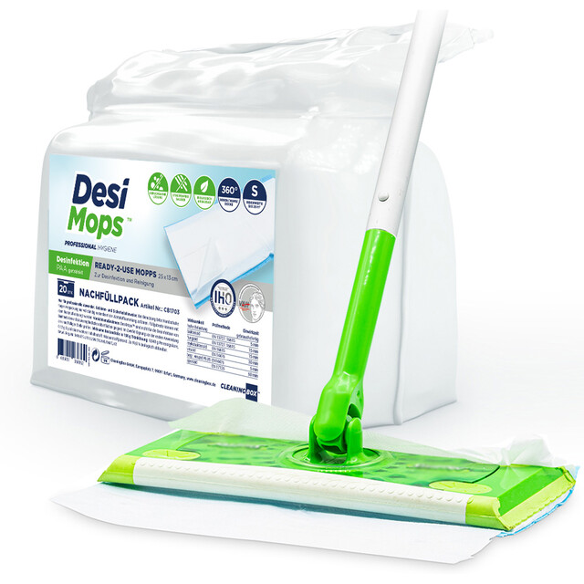 CleaningBox DesiMops S Reichweite bis 20 m², 25x13 cm,...