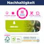 CleaningBox 5-in-1 Kompostierbare ReadyWipes Glas & Fenster 50er Nachfllpack Wei, 30x30 cm