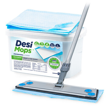 CleaningBox DesiMops L range 35 m², 42x13 cm, blue, 12...
