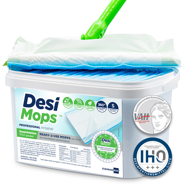 CleaningBox DesiMops S range up to 20 m, 25x13 cm, blue,...