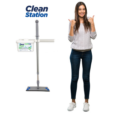 CleanStation with 1 x box holder standard box and 1 x mop...