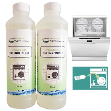 Dishwashers Deep Cleaner 2x 500ml