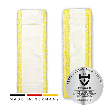SlimTEX Flip Allround-Reinigungsmopp, 40 cm, gelb/wei
