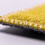 SYMTO Schwammersatz PU-Microfaser/Microborsten gelb/grau, 13,5  x 11,5cm
