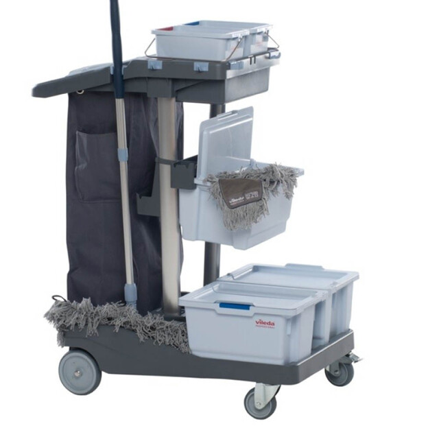 Vileda Professional Reinigungswagen VoleoPro, Komplettset...
