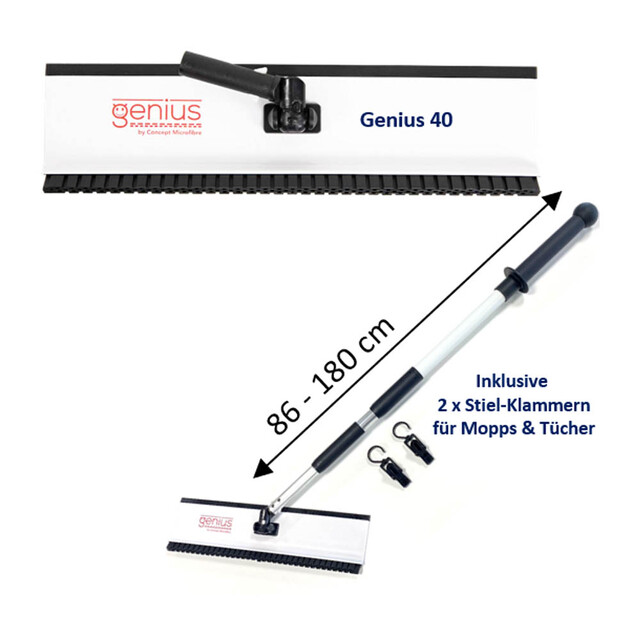 Genius 3-in-1 Profi-Wischset 40 cm