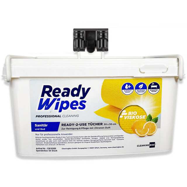 Boxen-Halter für kompostierbare ReadyWipes, schwarz