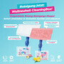 CleaningBox Feuchte 5-in-1 Reinigungs-Mopps Sanitr & Bad vorgetrnkt, 42 x 13 cm, 50 Stck (10 x 5 Stck)