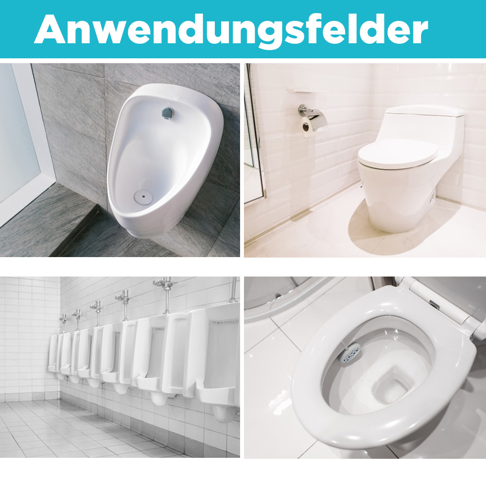 Anwendungsfelder für CleaningBox 5-in-1 Reinigungstücher WC & Toilette