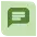 Icon Box grün Sprechblase