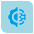 Icon Box blau kreis