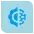 Icon Box blau kreis